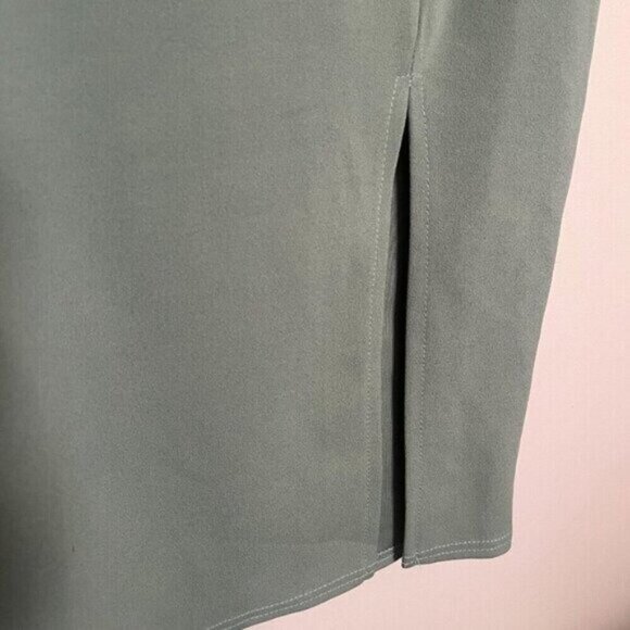 Nasty Gal Size 4 Mint Green Dress with Slit - Picture 6 of 7